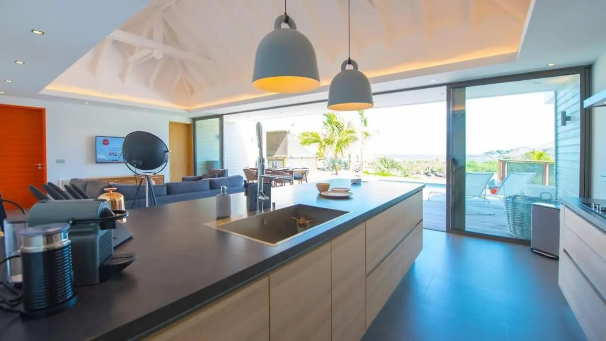 Classy and Serene Villa with Beach Views Petit Cul-de-Sac Saint Barthelemy