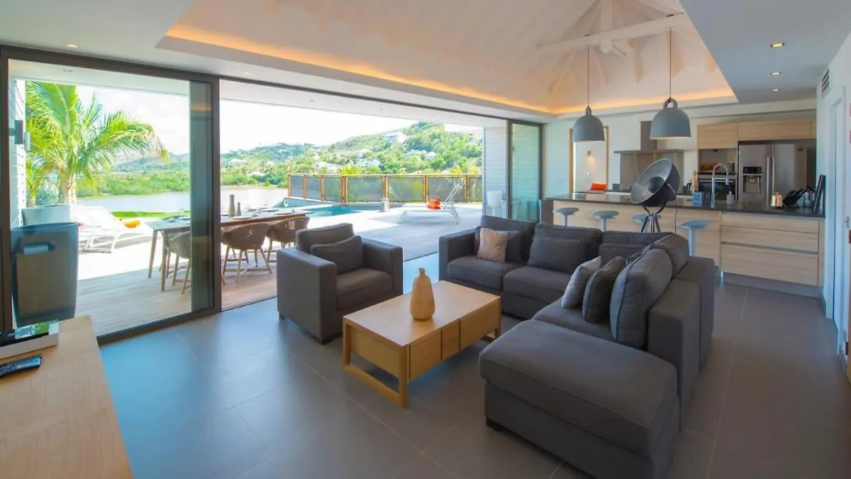 Classy and Serene Villa with Beach Views Petit Cul-de-Sac Saint Barthelemy